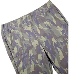 Lane Bryant Plus Size 16 Camo High Rise Pull On Slim Ankle Pants Stretch Nylon